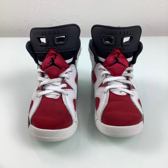 Nike Air Jordan 6 Retro PS Carmine 2020 Sneakers youth SZ 12C - Picture 1 of 12
